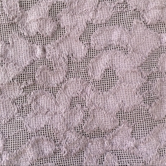 Free People Top Mauve Purple Sleeveless Lace Size S Stretch Fit & Flare Boho - Picture 9 of 11